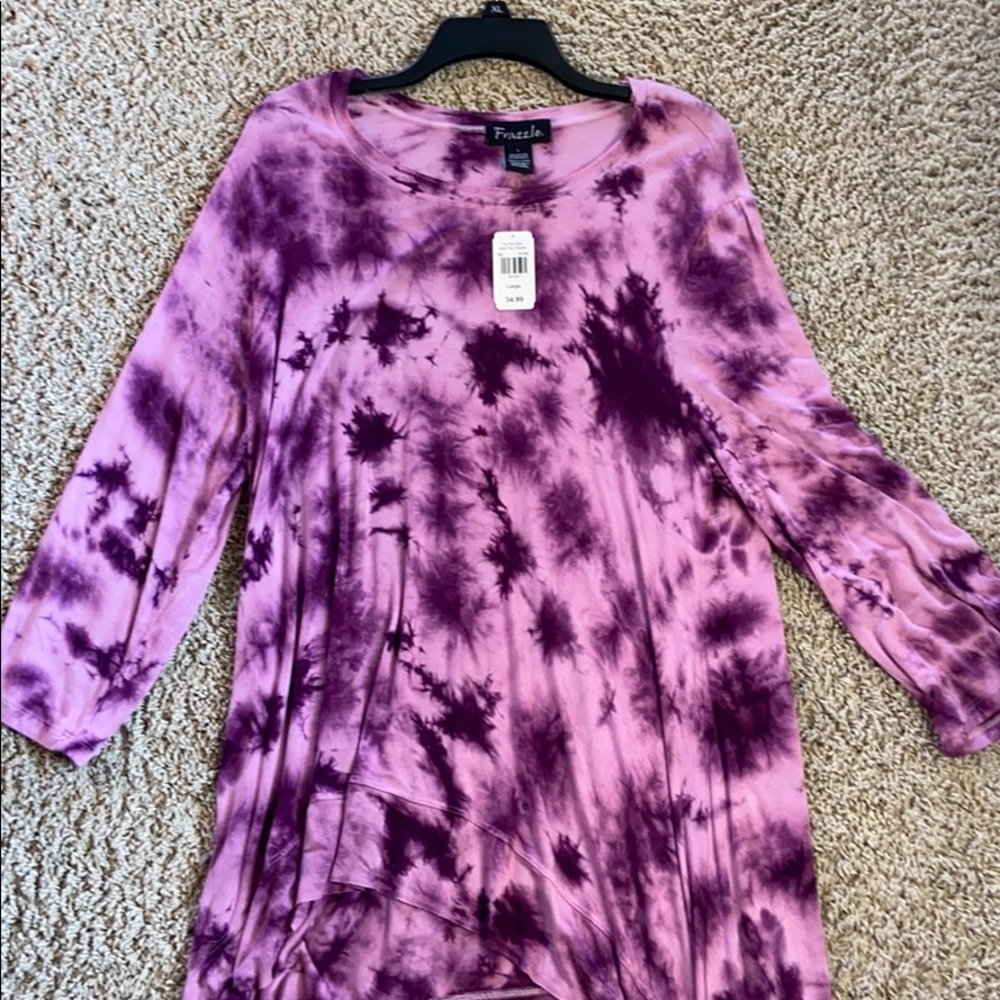 NWT Purple Tie Dyed Dress